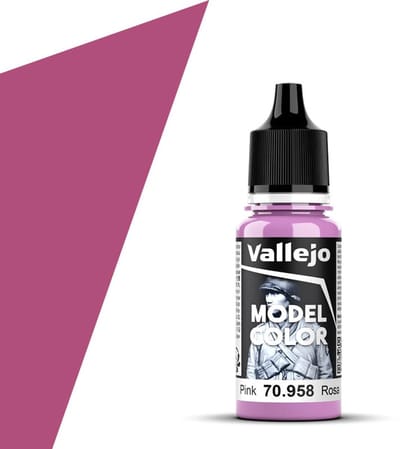 Vallejo Hobbyverf Acrylverf - 70958 Model Color Pink - Acryl Verf flesje - 17 ml