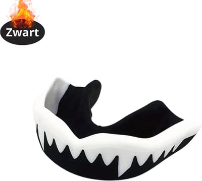 Bovista Mouthguard - Bitje Kickboksen - Vechtsport - Gebitsbeschermer - Boksen - Kinderen & Volwassenen - Zwart