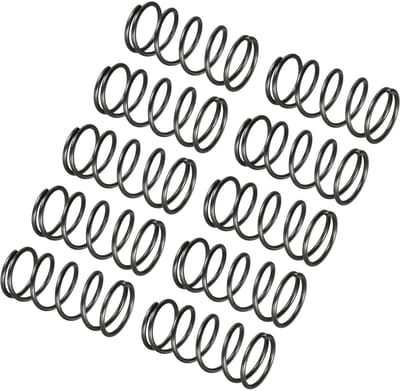 Kleine drukveer - Set verenstaal - Huishoudelijke toepassingen - Goede corrosiebestendigheid - 14x30 mm - Zwart