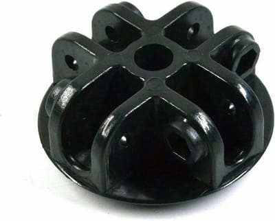 Tent Connector Beugel - Gazebo Onderdeel - Dak Reparatie - 4-Weg Verbinding - 7cm X 3cm - Zwart