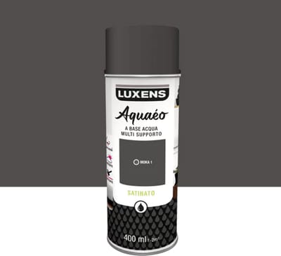 LUXENS - Spuitverf - satijn moka - 400 ml - watergedragen, satijnafwerking