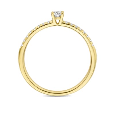 Aanzoeksring Diamant 0.30ct H Si