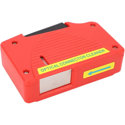 Rode Optische Vezel Reinigingsdoos Compact Lichtgewicht SC FC LC ST Optische Vezel Eindconnector Reiniger