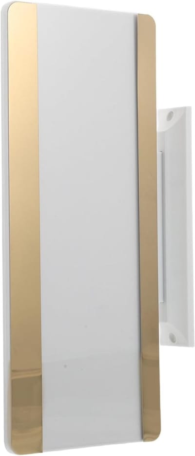 Naambord Houder - Deurbord Frame - Kantoor Richting - Zelfklevende Montage - 28x12 cm - Goud