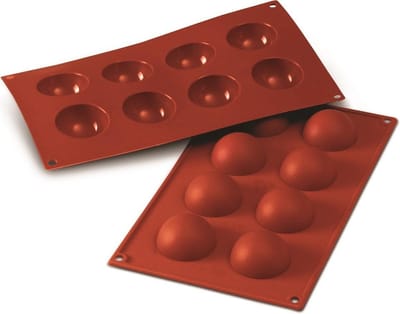 Silikomart SF 004 Semisfera Silicone Bakvorm Ø50 mm  x 25 mm h