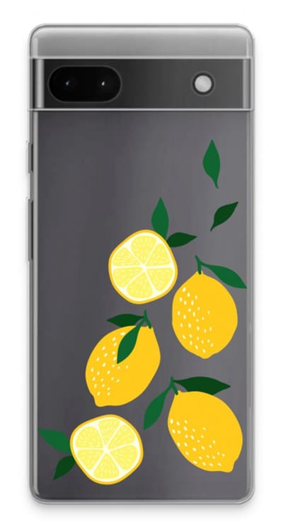 Case Company® - Hoesje geschikt voor Google Pixel 6a hoesje - You're my lemon - Soft Cover Telefoonhoesje - Bescherming aan alle Kanten en Schermrand