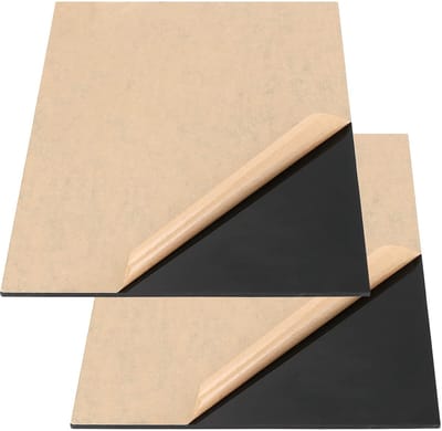 Dailygoods- Acrylplaat 6mm zwart - 2 Stuks - 280 x 355mm - Waterdicht - Stevig - Perfect voor doe-het-zelf projecten - Plexiglas