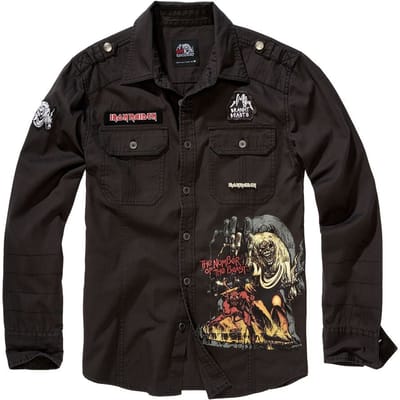 Iron Maiden Longsleeve - Luis Vintage Shirt - S tot 7XL - voor Mannen - zwart