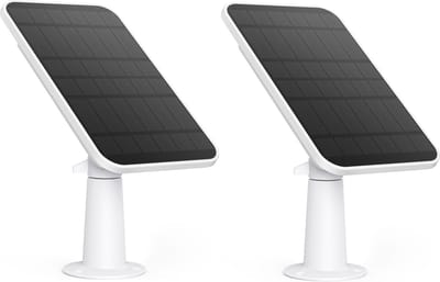 eufy Security zonnepaneel 2-pack - Geschikt voor alle eufyCams - 3W - Bundelvoordeel