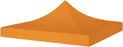 Partytent Dak - Tentzeil Vervanging - Buiten Feesten - UV Waterbestendig - 3x3 m - Oranje