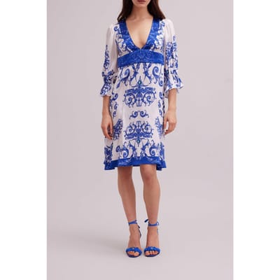 Anne Fontaine Indigo Denim Blue Size: 36 | Midi Dresses Outlet | Dames | Blauw