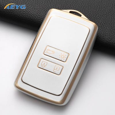 Coque de Protection en TPU Souple pour Clé de Voiture Fob Pour Renault Kadjar Megane Clio Koleos Captur Espace Talisman Arkana Dacia Scenic Sandero