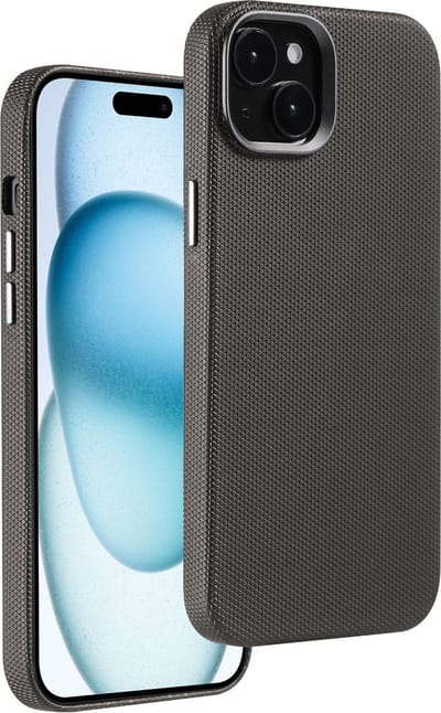 Hoesje Geschikt voor iPhone 15 Plus Rugged hoesje Grijs - Duurzaam en Heavy Duty Beschermhoes voor Optimale Bescherming