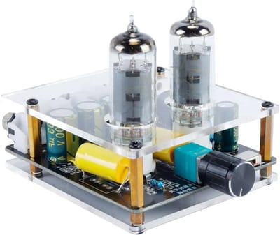 Audio Versterker Buis - Voorversterker HIFI - Home Theater Geluid - Vervangbare Buis - 110x75x35mm - Zwart