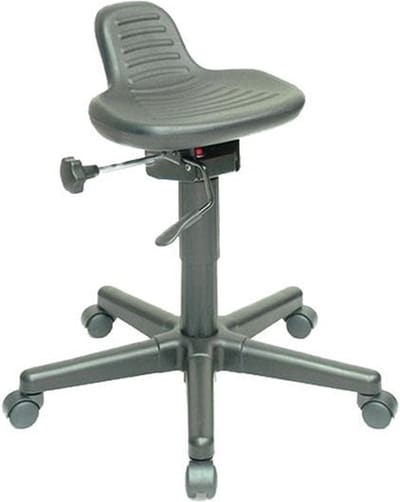 Lage werkkruk Workforce, model 412 met glijdoppen