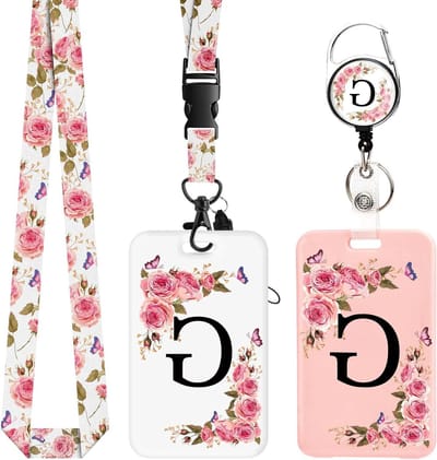 Badgehouders Set - Kaarthouders - Identificatie Tonen - Personaliseerbaar met Letters - 2 Stuks - Gekleurd