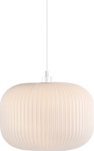 Nordlux Milford 30-hanglamp-E27-opaal glas/wit