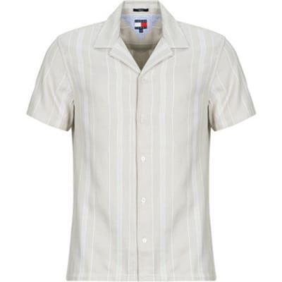 Tommy Jeans  Overhemd Korte Mouw TJM TEXTURED REG CAMP SHIRT EXT