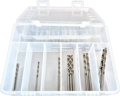 Borenset - HSS geslepen - 14-delig - 2mm t/m 6mm