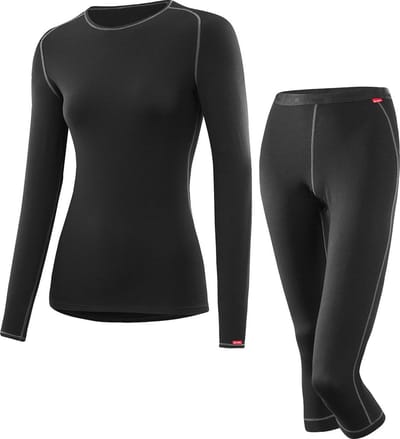 Löffler Thermoset Transtex 3/4 Dames Polypropyleen Zwart Maat - 36