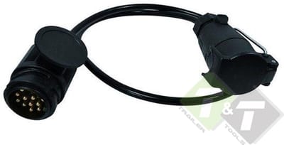 Verloopkabel, 0.8 meter, van 13 naar 7 polig