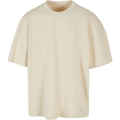 Build Your Brand - Ultra Heavy Cotton Box T-Shirt - Sand maat S