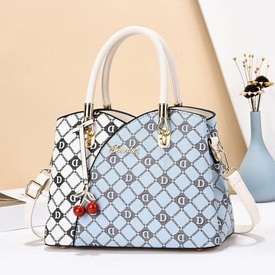 Nieuwe Mode Bedrukte Handtas Patchwork Grote Capaciteit Meerlaags Schoudertas 100 Crossbody Tas Hoge Verschijning Niveau Trend , white