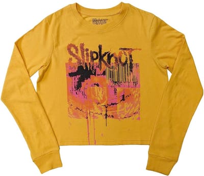 Slipknot - The End So Far Barcode Crop top - S - Geel