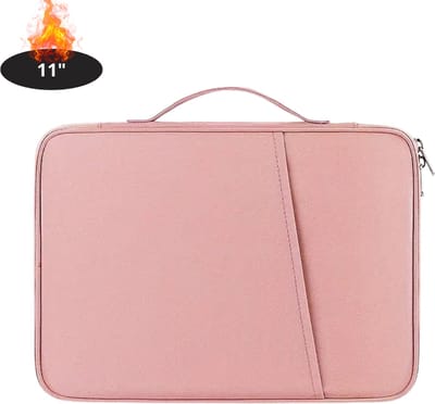 Nivard Laptoptas Krasbestendig - Laptop Sleeve - Rugtas - Schoudertas - Laptoshoes - Kantoortas - Dames & Heren - 11 Inch - Roze