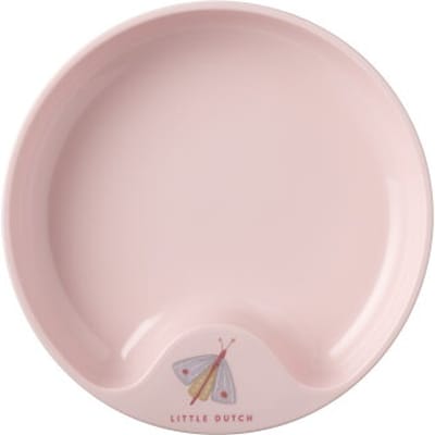Mepal Mio Oefenbord Little Dutch - Magnetronbestendig - Met greep - Kinderservies - Flowers & Butterflies