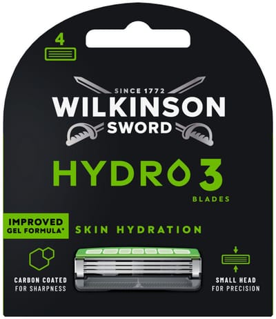 Wilkinson Hydro 3 Navulmesjes - 4 stuks