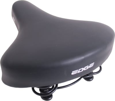 Edge Fietszadel - City Eco - Zwart - Werkplaatsverpakking