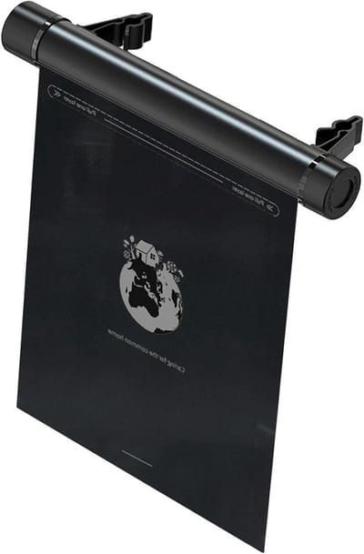 Auto Afvalzak Houder - Opbergbakje - Auto Netjes Houden - Roterend Ontwerp - 268 mm - Zwart