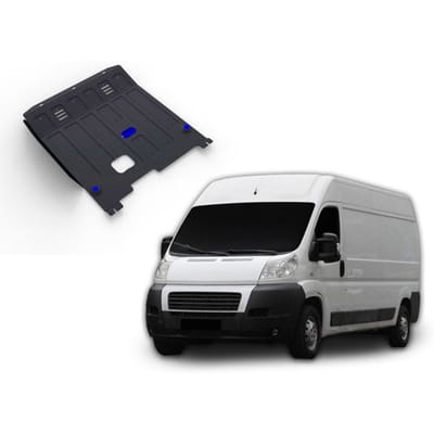 Protection Sous Moteur - JJ-AUTOMOTIVE - Fiat Ducato 2012-2019 - Acier - Épaisseur 2mm - Gris