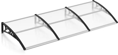 Deurluifel - Afdak deurluifel voor Voordeur en Buitenterras - 300 cm breed - 300x100cm - transparant