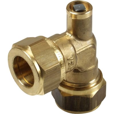 Toolstation Knel knie met ontluchter 15mm