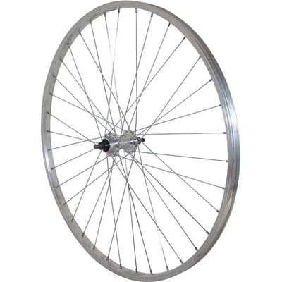 Aluminium achterwiel, naaf met massieve as, vrijloop Velox 1V