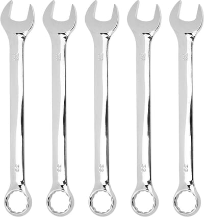 Combinatiesleutelset 5-delig - Steeksleutelset - Reparatiewerkzaamheden - Industriële kwaliteit - 23 mm - Chroom