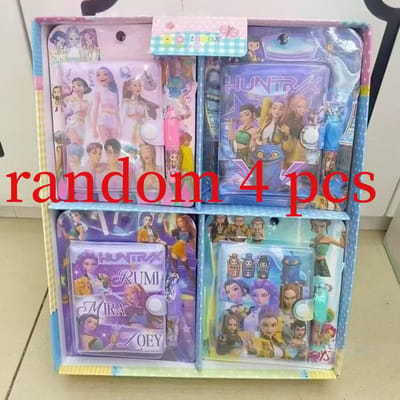 2026 nieuw Op Voorraad Hete KPOP Demon Hunters Notitieboek met Pen Set Cartoon Student Kantoorbenodigdheden Dagboek Notitieboek voor Fans Duurzaam Cadeau