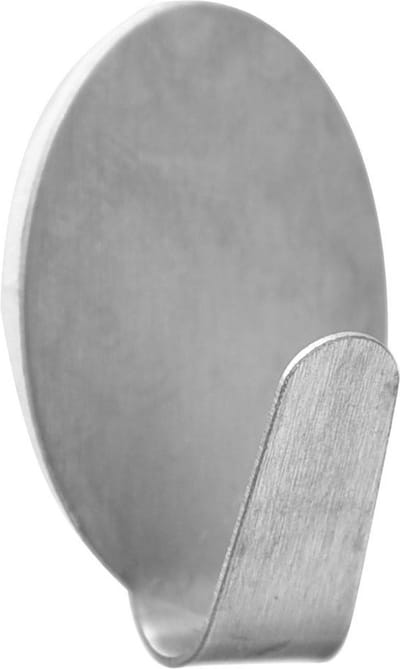 Zelfklevende Haak Edelstaal 1,8x2,5 cm - Haken - Handdoekhaak - Haakjes - Wandhaakjes - Ophanghaken
