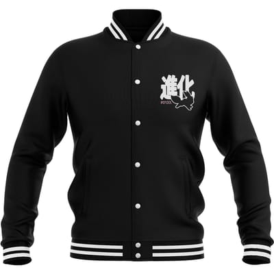 Pokémon Circle Of Eevee Evolutions Varsity Jacket - Black/Black - S