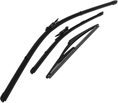 Dailygoods- Ruitenwisserbladenset Slijtvast Kunststof - Perfecte Pasvorm - Voor D 2006-2014 - Inclusief Voorwisserbladen - Flexibel Ontwerp - Zachte Laag en Stil Vegen - Ruitenwissers