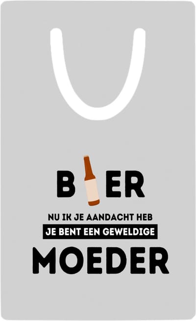 Hacebo® - bier, nu ik je aandacht heb je bent een geweldige moeder metalen boekenlegger - de beste moeder - Moeder cadeautjes - moederdag - verjaardagscadeau - verjaardag - cadeau - geschenk - kado Bladwijzer boekenleggers - 7.6 cm x 5cm