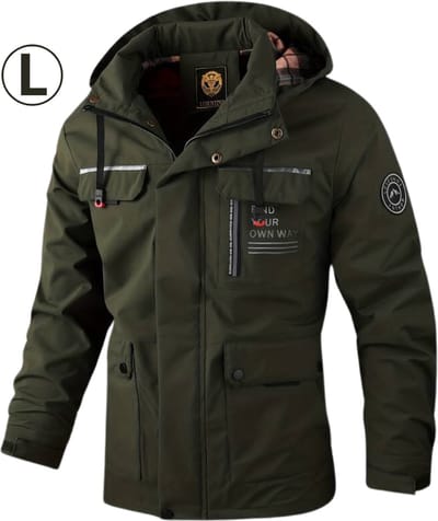 Bovista Winterjas Voor Heren - Parka - Winter - Jas - Volwassen - Groen - Maat L