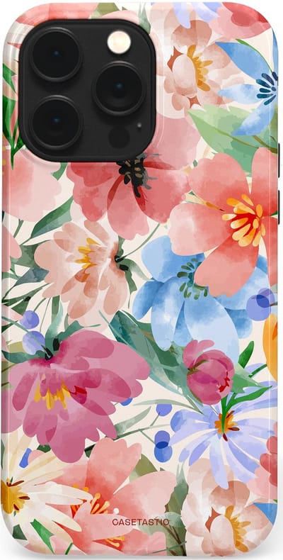 Casetastic Hoesje Geschikt voor Apple iPhone 14 Pro Max Magsafe - Stijlvolle Beschermende Duo-layer Case - Tuin van tinten