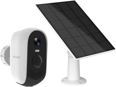 Buiten Camera - Zonne Camera - Huis Beveiligen - 2K QHD Beeld - 135 Graden Kijkhoek - Wit