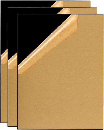 Acrylschijven Zwart - Kunststof Platen - Doe-het-zelf Hobby - Op Maat Te Snijden - A4 17mm Dikte
