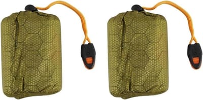 Nood Slaapzak - Bivy Sack - Outdoor Survival - 90% Warmtebehoud - 2x 200x90 cm - Groen