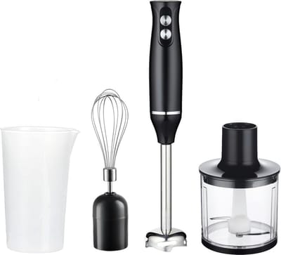 VELTRR® Staafmixer - Hakmolen - Keukenmachine - Zwart