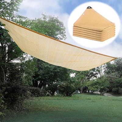 Schaduwgaas - Schaduwdoek Zonnescherm - Buiten Zonnen - 90% UV Bestendig - 1x2m - Beige